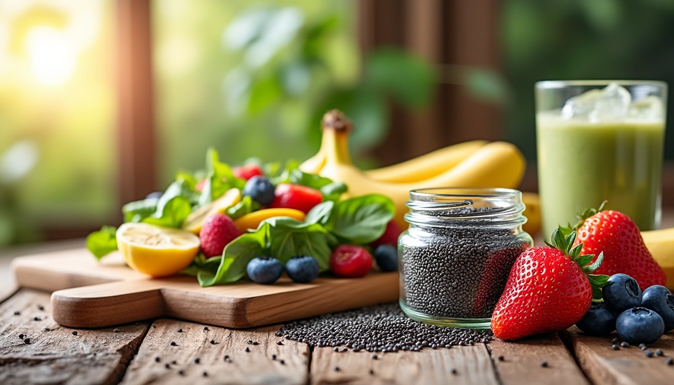 découvrez les incroyables bienfaits des graines de chia, un super-aliment riche en nutriments essentiels. intégrez-les facilement dans votre régime pour améliorer votre santé et booster votre énergie au quotidien.