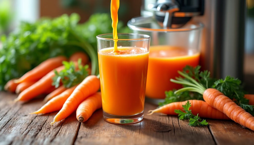 découvrez les bienfaits surprenants du jus de carottes pour votre santé. apprenez pourquoi ce précieux élixir est un incontournable dans votre alimentation et comment il peut transformer votre bien-être au quotidien.