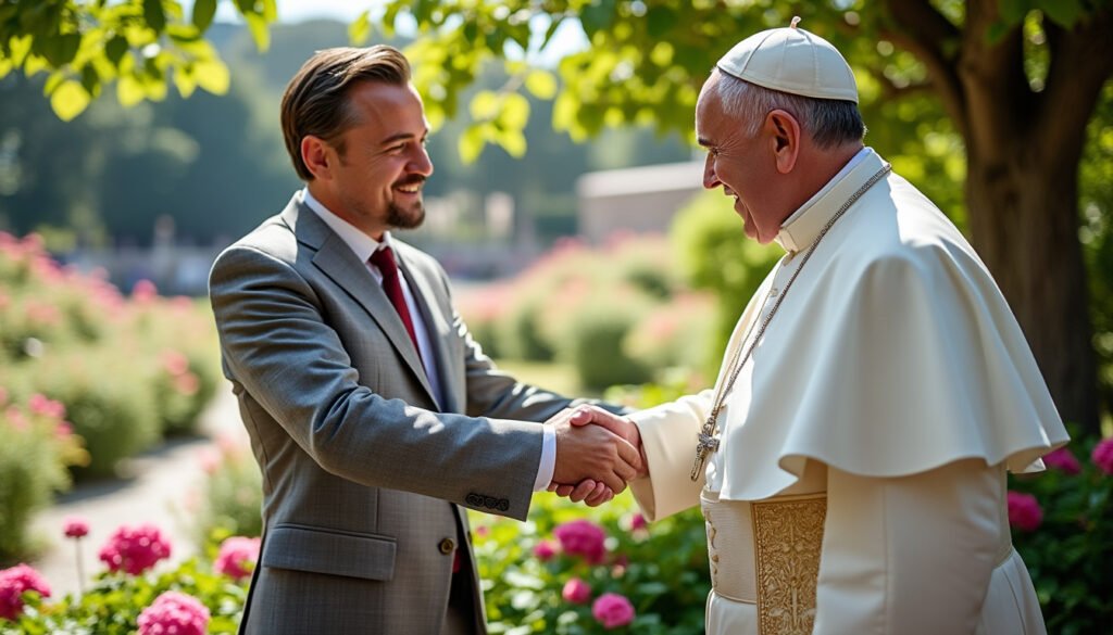 découvrez comment léonardo dicaprio rend hommage au pape françois, un exemple inspirant de leadership en matière d'écologie. explorez les initiatives du pontife pour protéger notre planète et l'engagement de l'acteur pour la durabilité.