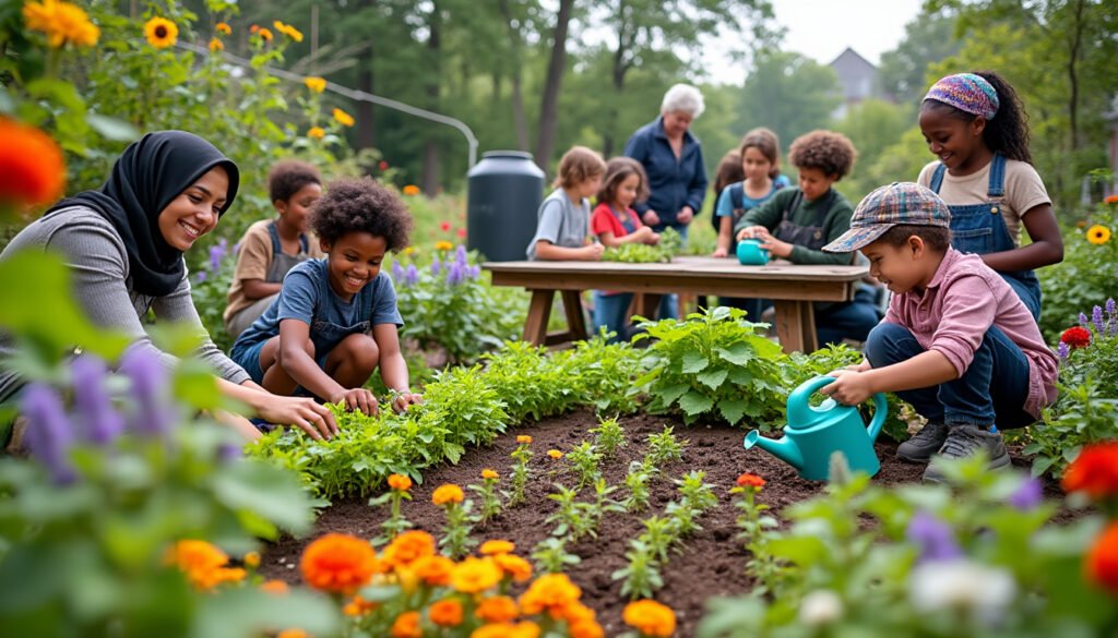 Les jardins partagés : un terreau fertile pour la solidarité, l’écologie et l’engagement des jeunes