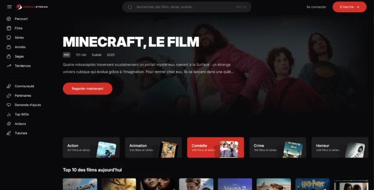 image du site senpai stream