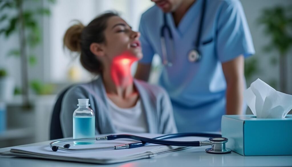 Comprendre l’angine blanche : causes, symptômes et traitement