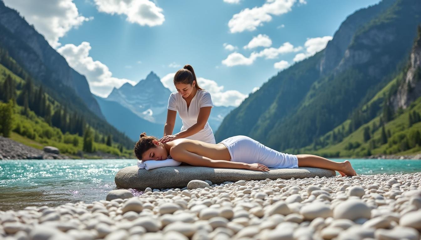 vivez une expérience de détente unique avec une masseuse professionnelle à digne-les-bains. profitez de soins bien-être au cœur des rivières sauvages pour un moment de relaxation absolue en pleine nature.